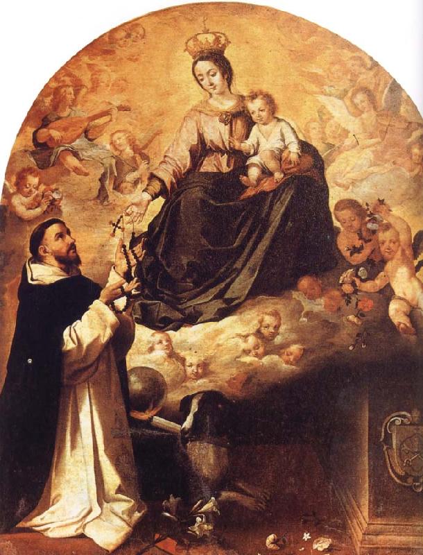 Bartolome Esteban Murillo Virgin Mary and the Santo Domingo Sweden oil painting art